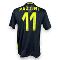 Retro maglia Hellas Verona 2015-16 numero 11 Pazzini autografata originale pennarello nero – Serie A – COA Associazione Autografia incluso