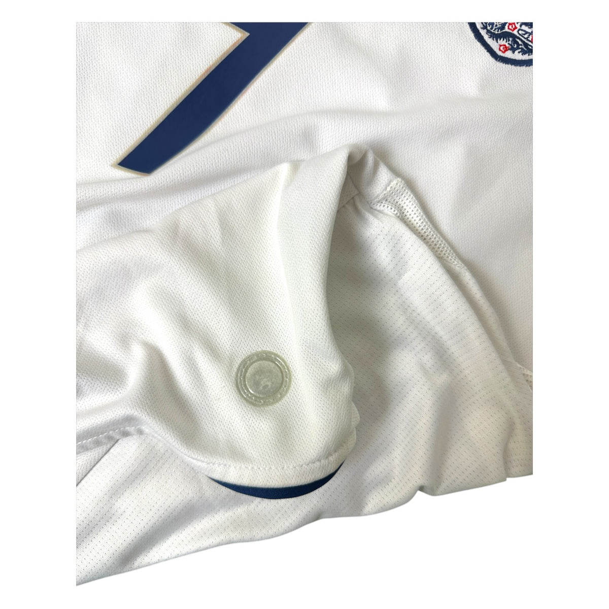 Cuciture interne termonastrate – maglia Inghilterra Home 2005/07 Umbro Vintage Beckham