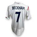 Retro maglia Inghilterra Home 2005/07 Umbro con nameset originale Beckham numero 7
