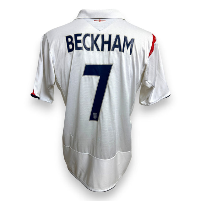 Retro maglia Inghilterra Home 2005/07 Umbro con nameset originale Beckham numero 7