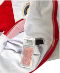 Etichetta interna Nike Made in Morocco della maglia Inter Away 2007/08 del Centenario