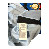 Etichetta composizione 100% poliestere Made in Morocco – maglia Inter Home 2009/10 Nike