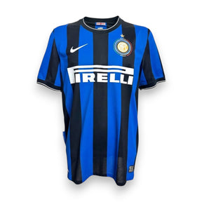 Maglia Inter Home 2009/10 Nike originale con sponsor Pirelli – fronte della stagione del Triplete