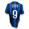 Retro maglia Inter Home 2009/10 Nike con nameset originale Eto'o numero 9 e logo Inter
