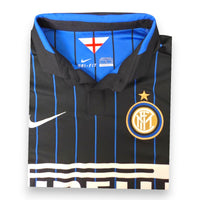 Dettaglio colletto maglia Inter Home 2014-15 – etichetta interna croce di San Giorgio – Nike Dri-FIT taglia XL