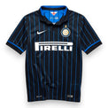 Maglia Inter Home 2014-15 Nike nera con righine blu – sponsor Pirelli bianco – colletto sartoriale – condizioni Excellent