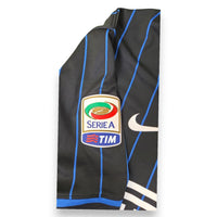 Dettaglio patch ufficiale Lega Serie A TIM su manica maglia Inter Home 2014-15 Nike