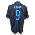 Retro maglia Inter Home 2014-15 numero 9 Icardi – nameset azzurro – scritta Inter sulla nuca