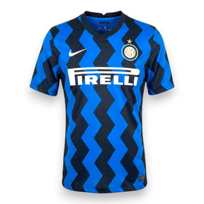 Maglia Inter Home 2020-21 Nike design zigzag nerazzurro – sponsor Pirelli bianco – stemma oro – condizioni Excellent