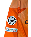 Patch Champions League Starball e UEFA Foundation sulla manica della maglia portiere Inter 2022/23
