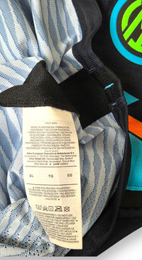 Etichetta interna Nike FA21 Made in Indonesia della maglia Inter Third 2021/22