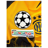 Patch UEFA Champions League e UEFA Foundation maglia Inter Third 2024-25 – logo Inter due stelle