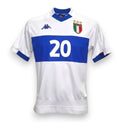 Maglia Italia Away 2002 numero 20 Kappa – fascia blu scudetto tre stelle – Vintage Mondiali 2002 condizioni Excellent