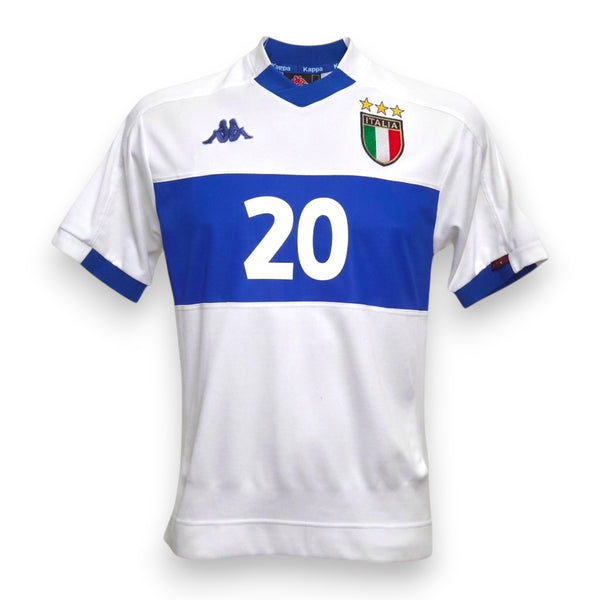 Maglia Italia Away 2002 – Francesco Totti – N.20 – Vintage – Kappa – Mondiali 2002 – Nameset Replica
