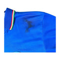 Dettaglio difetto spalla destra maglia Italia Home 1988/90 Diadora – macchia scura sul fronte