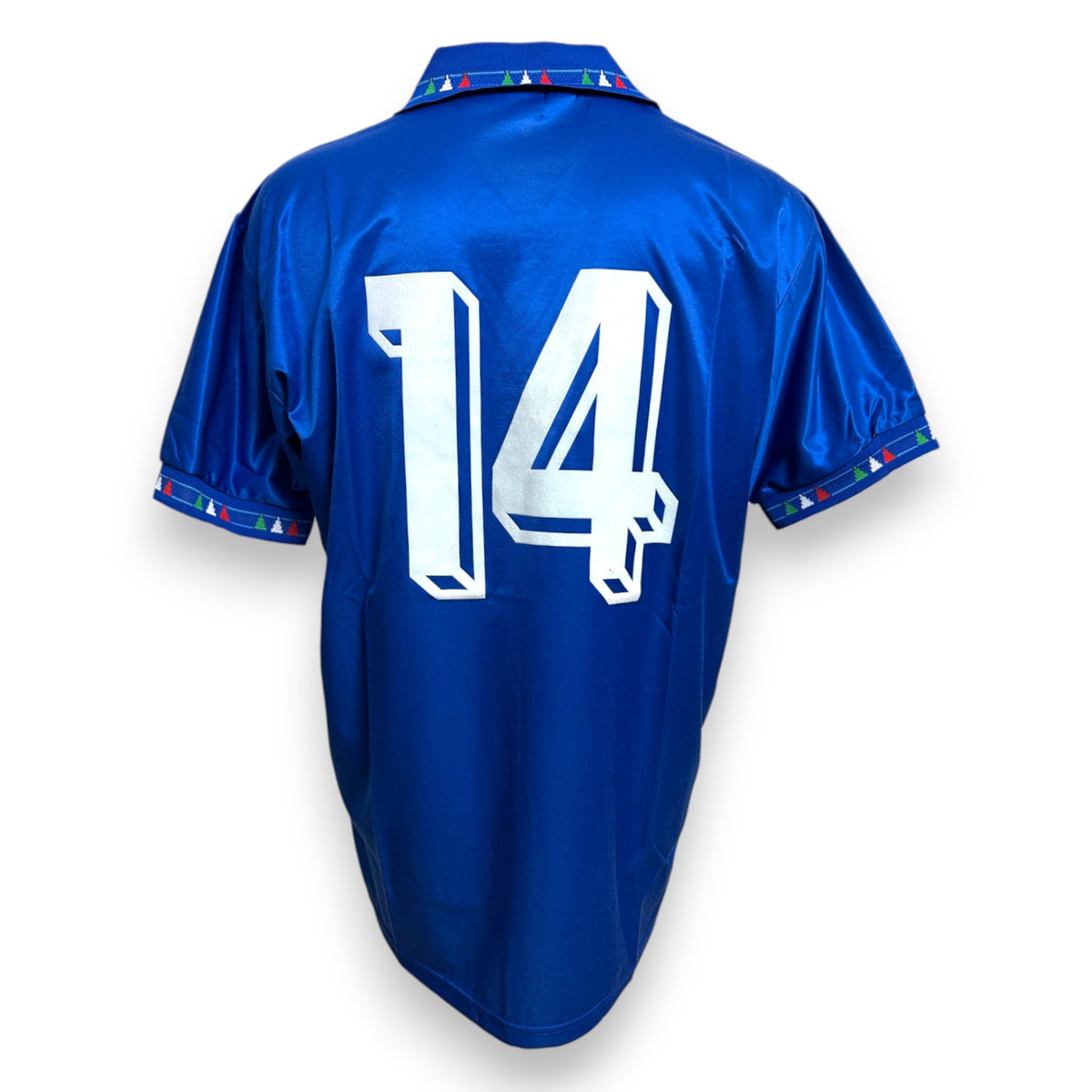 Retro maglia Italia Home 1992/94 Diadora con numero 14 originale in stile 3D
