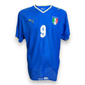 Maglia Italia Home 2008 Puma originale Store con numero 9 di Luca Toni – fronte