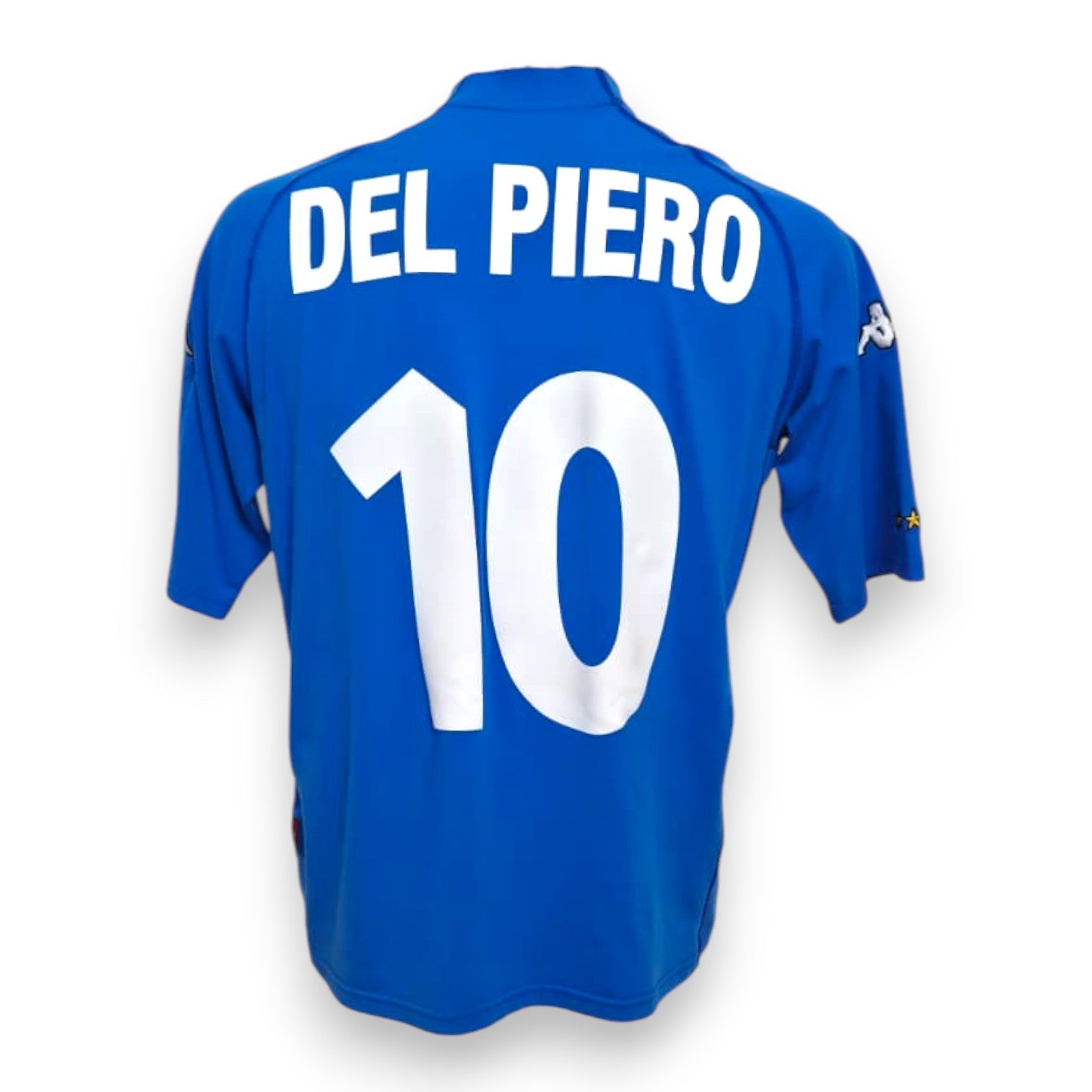 Retro maglia Italia 2002 Del Piero numero 10 – nome e numero replica – cimelio Vintage Kappa Mondiali 2002