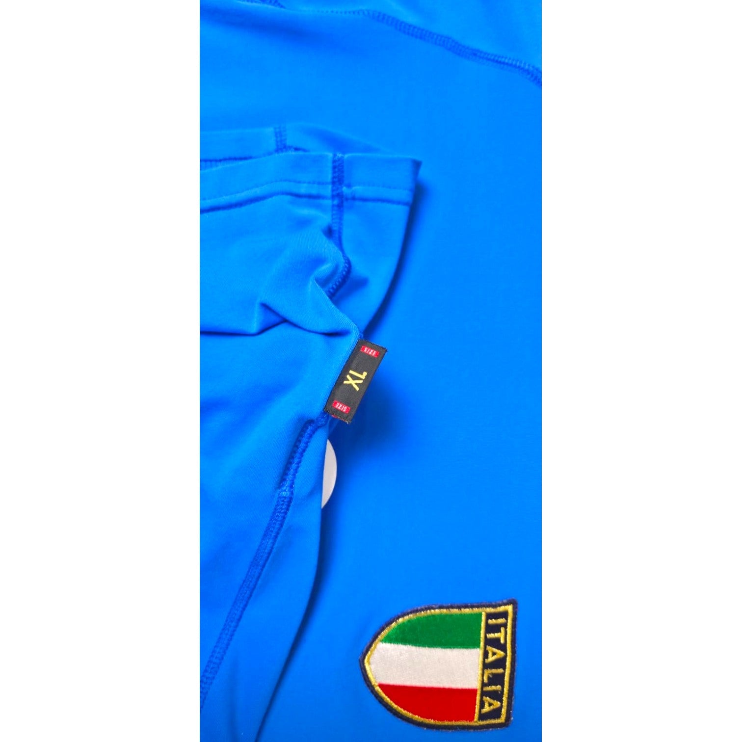 Etichetta taglia XL maglia Italia 2002 Kappa – scudetto Italia ricamato – maglia Vintage originale
