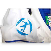 Patch ufficiale UEFA Under 21 Championship su manica maglia Italia Under 21 2007 Puma bianca