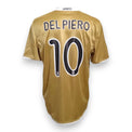 Retro maglia Juventus Away 2008-09 Del Piero numero 10 – nameset replica – maglia Store Nike Serie A oro