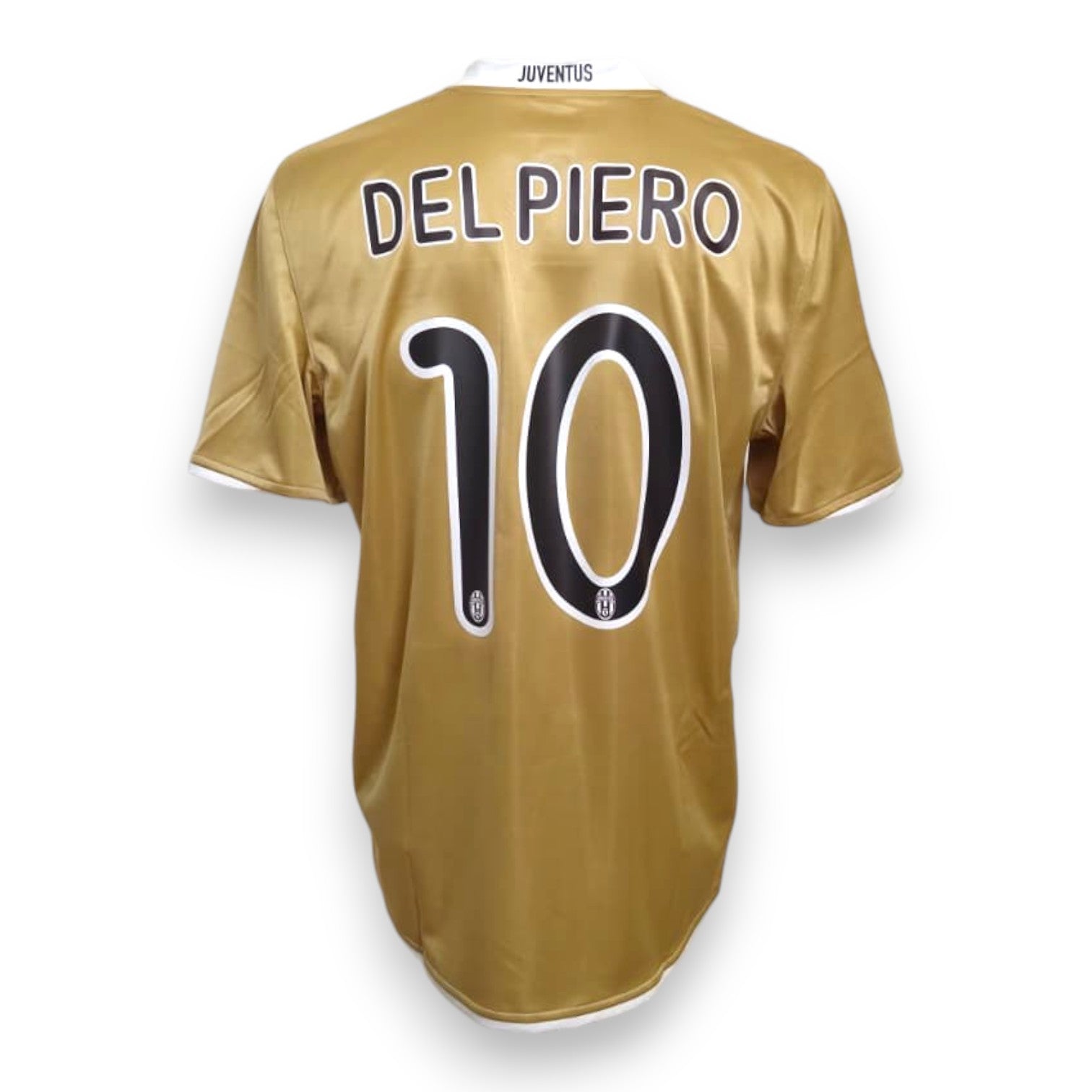 Retro maglia Juventus Away 2008-09 Del Piero numero 10 – nameset replica – maglia Store Nike Serie A oro