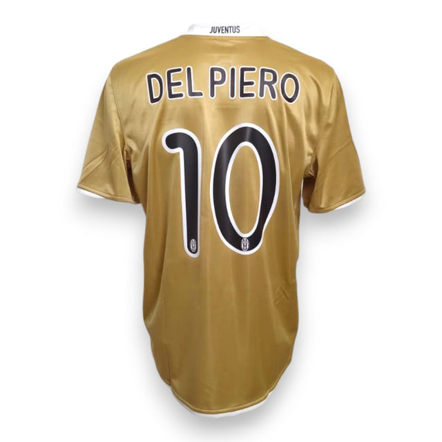 Retro maglia Juventus Away 2008-09 Del Piero numero 10 – nameset replica – maglia Store Nike Serie A oro