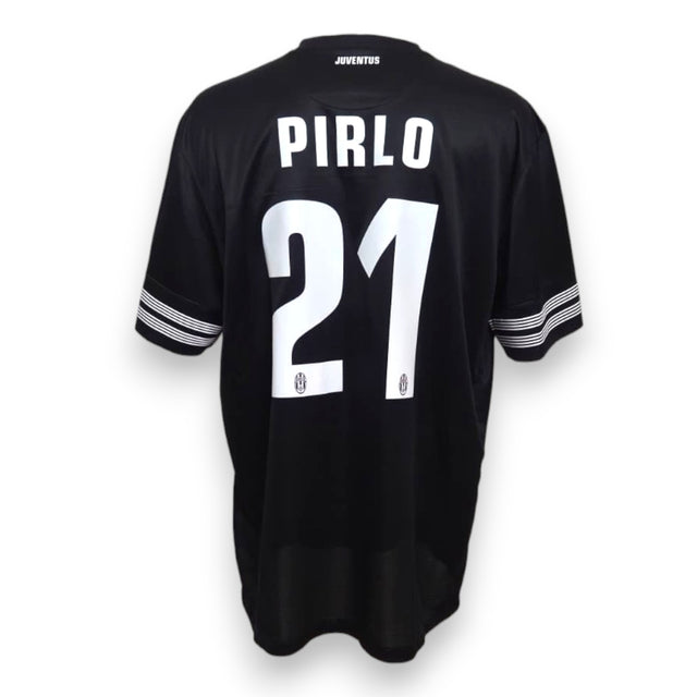 Retro maglia Juventus Away 2012-13 Pirlo numero 21 bianco – nameset replica – maglia Store nera Nike Serie A