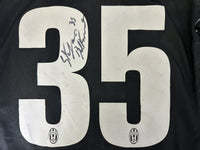 Primo piano autografo originale Stefano Beltrame su numero 35 maglia Juventus 2012-13