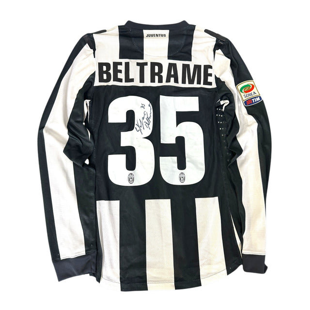 Retro maglia Juventus Home 2012-13 nameset BELTRAME numero 35 con autografo originale