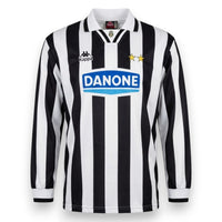 Maglia Juventus Home 1994-95 numero 10 Kappa – strisce bianconere sponsor Danone maniche lunghe – Vintage Serie A condizioni Excellent