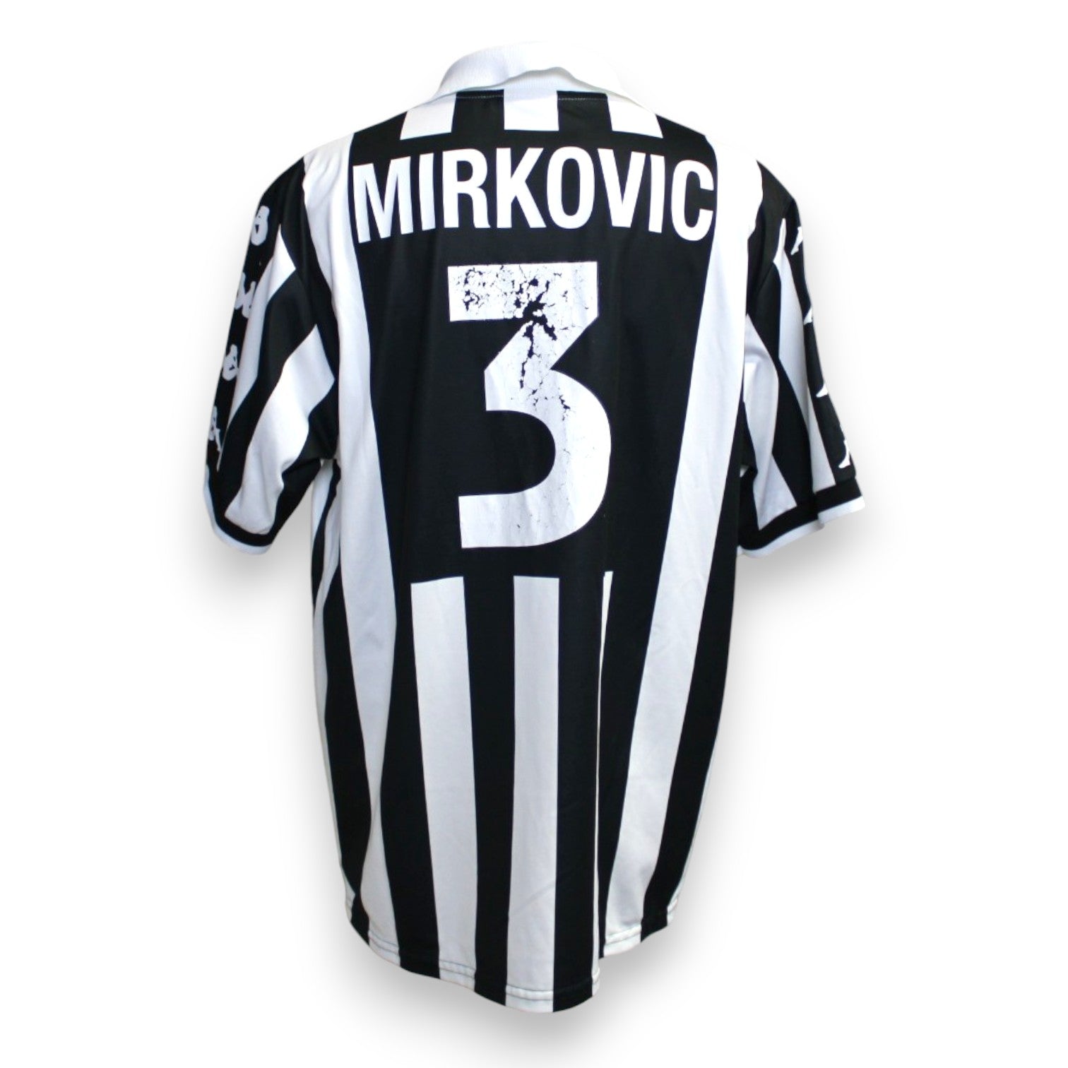 Retro maglia Juventus Home 1999/2000 numero 3 Mirković Player Issued – Kappa strisce bianconere condizioni vintage