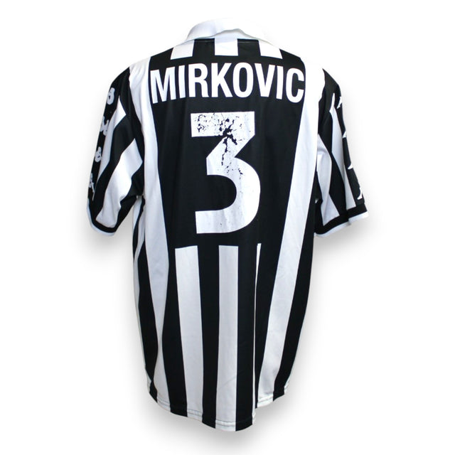 Retro maglia Juventus Home 1999/2000 numero 3 Mirković Player Issued – Kappa strisce bianconere condizioni vintage