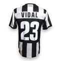 Retro maglia Juventus Home 2012/13 con nameset originale Vidal 23 e numeri bianchi