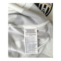 Etichetta di composizione Nike Made in Bangladesh della maglia Juventus Home 2012/13