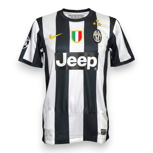 Maglia Juventus Home 2012/13 Nike con scudetto, tre stelle, sponsor Jeep e patch Champions League – fronte