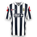 Maglia Juventus Home 2001-02 numero 10 Lotto – strisce bianconere sponsor TELE+ – Vintage Serie A condizioni Excellent