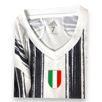 Etichetta interna maglia Juventus 2020-21 Adidas – Made in Cambodia istruzioni lavaggio
