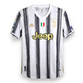 Maglia Juventus Home 2020-21 Player Issued Cristiano Ronaldo Adidas Jeep – pennellate bianco nero e scudetto