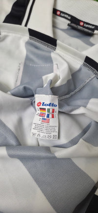Etichetta interna Lotto maglia Juventus Home 2001-02 – Made in Italy taglia XL – maglia Vintage ufficiale bianconera