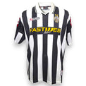 Maglia Juventus Home 2001-02 numero 20 Lotto – strisce bianconere Fastweb colletto polo inserti rossi – Vintage Serie A