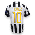 Retro maglia Juventus Home 2014-15 Tevez numero 10 giallo – segni su nameset e retro – maglia Store Nike Champions League
