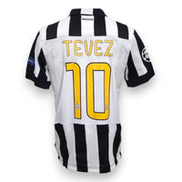 Retro maglia Juventus Home 2014-15 Tevez numero 10 giallo – segni su nameset e retro – maglia Store Nike Champions League