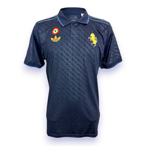 Maglia Juventus Third 2024-25 Adidas Legend Ink navy – Trefoil oro – Zebretta dorata – coccarda Coppa Italia – taglia L