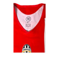 Colletto a V maglia Juventus 2006-07 Nike – etichetta SIZE L Made in Portugal e stemma Juventus