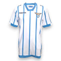 Maglia Lazio Away 2014-15 Macron bianca con righe celesti – aquila S.S. Lazio ricamata – condizioni Excellent