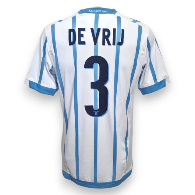 Retro maglia Lazio Away 2014-15 numero 3 de Vrij – nameset blu – scritta S.S. Lazio 1900 sulla nuca