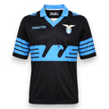 Maglia Lazio Away 2014-15 numero 11 Macron – nera con grafica aquila celeste colletto polo – Store Serie A
