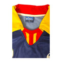 Collo maglia US Lecce Away 2000-01 etichetta Asics taglia XL – colletto a polo giallo e rosso – Player Issued
