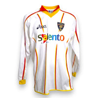Maglia US Lecce Away 2008-09 bianca Player Issued Guillermo Giacomazzi – Asics – sponsor Salento d'Amare – manica lunga